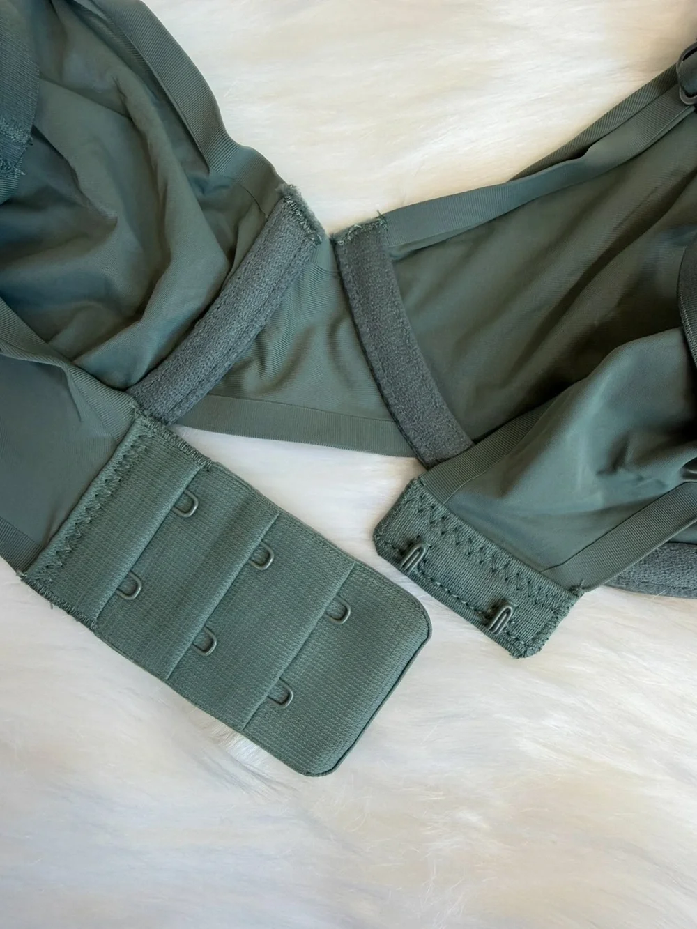 NWT SMOOTHEZ by Aerie Unlined Mesh Full Coverage Underwire Bra Green Size 34D - Picture 9 of 14